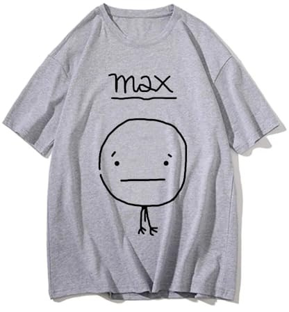 Life is Strange Printed Graphic Anime T-Shirts Aesthetic Manga Tshirt Men T Shirt Grey M