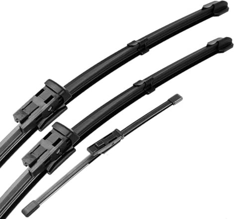 Scheibenwischer für VW Tiguan MK3 2024-2027 26+21+12, Auto-Scheibenwischerblätter Kratzfrei Auto-Wischerblätter-Set Vorne und Hinten