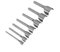 7 unids/set herramienta de artesanía de cuero herramientas de perforación en forma de herramientas de corte de cuero artesanal punzón