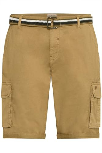 Blend Brian Herren Cargo Shorts Bermuda Kurze Hose Mit Gürtel Regular Fit, Größe:XXL, Farbe:Sand Brown (75107)