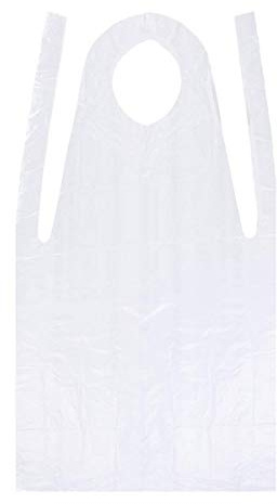 SUPVOX Delantal Impermeable Plástico Desechable Unisex 37.40X23.62 Pulgadas Protección Ropa Para Cocina Pintura Picnic Actividades Desordenadas