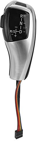 Aramox Schaltknauf, Für F30 LHD Automatischer LED-Schalthebelgriff Nachrüstsatz Für E90 E92 E84 E89(Silber)
