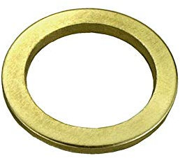 MASIDEF Ottone Alzaporta Rondelle 12-Pezzi, 13 mm Diametro