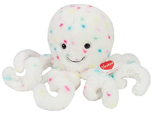 Teddy Hermann Herzekind 93927 Oktopus Confetti 30 cm, Kuscheltier, Plüschtier