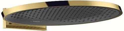 hansgrohe Duschkopf Regendusche Rainfinity (360mm, rund, 1 Strahlart, Wandmontage) Polished Gold Optik