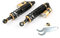 Bruce & Shark 2Pcs 13,5 340Mm Stoßdämpfer Air Shocker Heckstoßdämpfer Passend für Yamaha Ducati Black & Gd