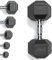 Gallant 15kg Dumbbell Pair - Rubber Encased Cast Iron Hex Dumbbells - Weights Dumbbells Set for Men & Women, Weight Lifting Strength Training Equipment Home Fitness Gym Weights (2 x 15kg)