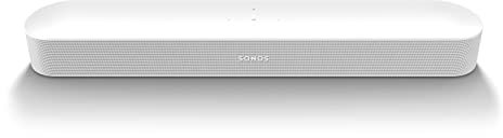 Sonos Beam Gen2, soundbar TV e musica, Multiroom Wi-Fi, Imput HDMI eARC, Dolby Atmos, AirPlay2, Google Assistenza e Amazon Alexa - Bianco