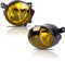 TOPTHAN 2X Nebelscheinwerfer für Volkswagen GTI Golf V/5 Jetta III/3 Scirocco Up Amarok (VW 1K1 1K5 1K2 137 138) SEAT Mii KF1 Skoda Citigo 10/2003-04/2017 HB4 Gelb Glas