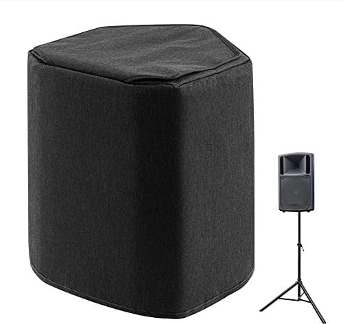 Maplefield Padded Speaker Cover - Black, Speaker Case Compatible with Bose S1 Pro Bluetooth Speakers, Water-Resistant and Dustproof Speaker Cover with Handle Flap for Bluetooth Speakers