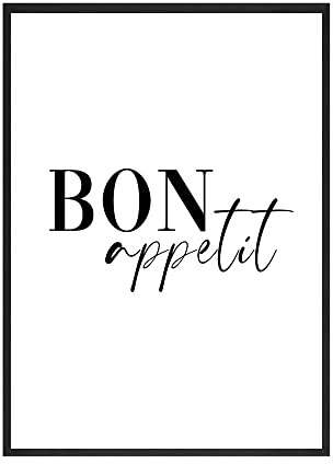 Tropische Wandkunst auf Leinwand, Ananas, Drucke, grüne Tür, Bon Appetit, for Küche, Poster, Raumdekoration, Wanddekoration, Bilder (Color : A, Size : 50x70cm No Frame)