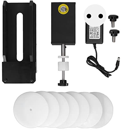 Schallplatten-Reiniger-Kit, Schallplatten-Ultraschall-Reinigungs-Rack, Elektrischer Schallplatten-Reiniger, Reinigungs-Spinn-Rack, 100-240 V(EU Plug 100-240V)