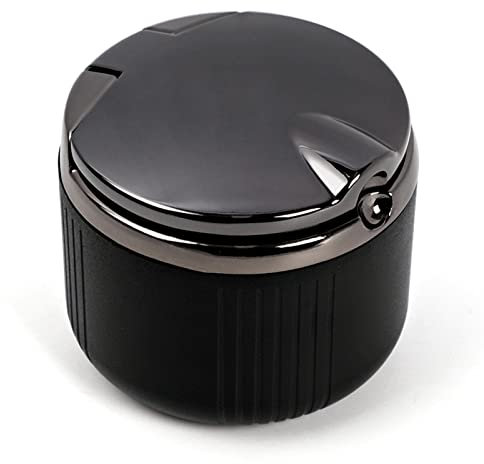 Auto aschenbecher exklusiv für Mercedes Benz E300 E-Klasse C-Klasse S-Klasse A-Klasse B-Klasse G-Klasse GLA GLB GLC GLE GLS (Grau)