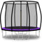Baunsal® Trampolin outdoor Ø 305 cm (FGIS) lila Komplettset Sprungmatte mit Netz und Leiter Gartentrampolin Outdoor Spielzeug Kinder Trampolin Kinder outdoor Spielzeug Garten