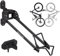Optio Cycle Fahrrad Aufhängung für die Wand | Fahrrad Wandhalter 180 Grad Drehbar | Fahrrad Wandhalterung Garage | Fahrradhalterung Wand für Fahrrad Aufbewahrung Garage, Keller