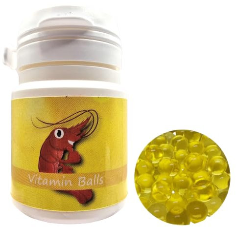 Schmitt Aquaristik Jelly Balls Vitamin (100 Stück) / Wasserzusatz für Garnelen und Wirbellose/Vitamine, Vitalstoffe