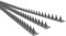 TronicXL 1 x Taubenstreifen 50cm Taubenspikes einzeln Kunststoff 50 cm Tauben Krähen Möwen Abwehr Vogelschreck Vogelspikes Taubenschreck Vogelabwehr (Grau)