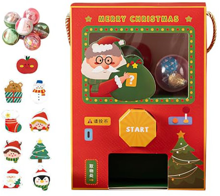 ZONEWD Prize Machine Dispenser - Paper Candy Vending Machine with Challenge Card | Creative Candy Machine, Funny Decorations for, Surprise, Candy