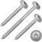 Tellerkopfschrauben mit Torx-Antrieb (TX) | Edelstahl A2/V2A | verstärkter Kopf + Cut-Spitze | mit ETA-Zulassung | Teilgewinde | Holzbauschrauben | Konstruktionsschrauben (4 x 70 mm, 50 Stück)