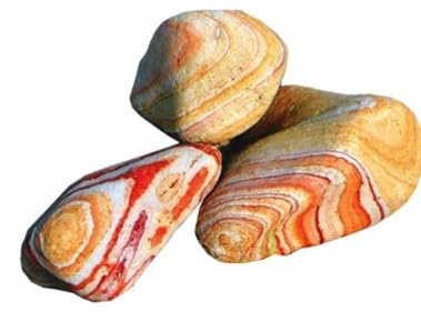 Generisch Dekosteine Kieselsteine Natur Kieselsteine Deko Verschiedene Deko Kieselsteine 3-6cm- Gemischter Flusskies für Vasenfüller, Landschaftsbau, Aquarien & Garten (15, Kilogramm)