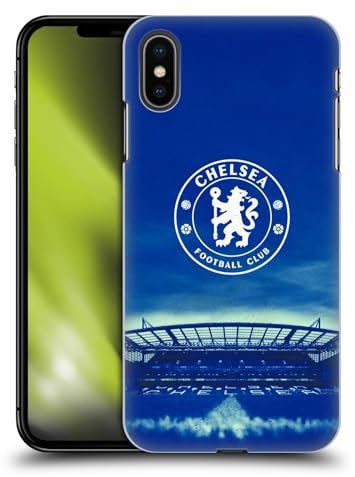 Head Case Designs Officially Licensed Chelsea Football Club Logo Retro Kit and Stadium Hard Back Case Compatible With Apple iPhone XS Max