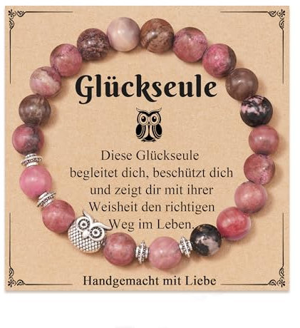 POWWA Eule Eulen Geschenke, Geburtstagsgeschenk für Frauen 40 50 60 70 30 Beste Freundin Frauen Mädchen Damen Geburtstag Frühling Ostern Geschenke Weihnachten Valentinstagsgeschenk