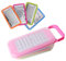 Bamyli 4 in 1 Cheese Grater Container with Lid, Cheese Grater Box Vegetable Grater with Container, Multifunctional Plastic Box Graters for Kitchen