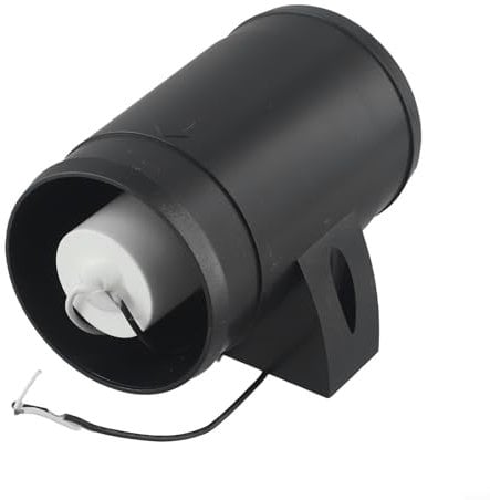 Zeroupshop Ducting Fan Inline Duct Fan 3Inch Exhaust Blower 12V 145CFM, Plastic Inline Duct Fan Yacht Accessories(Black)
