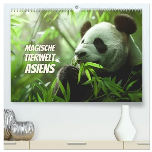 Magische Tierwelt Asiens (hochwertiger Premium Wandkalender 2026 DIN A2 quer), Kunstdruck in Hochglanz: Tauchen Sie ein in die fesselnde Wildnis Asiens (CALVENDO Tiere)