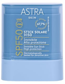 Astra Skin Stick Sonnencreme für Gesicht, hoher Schutz, SPF50, 11 g