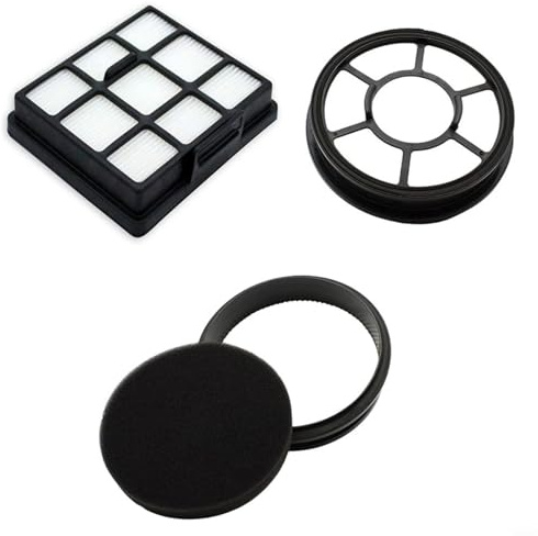 EffiFish Kit de filtre de rechange pour aspirateur, filtres pour réservoir à poussière et filtre d'échappement compatible avec VCM43B16H B07C41FMF1