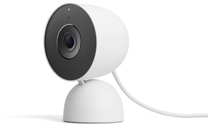 Google Nest Cam Indoor (Wired, 3rd Gen) - Security Camera - 2025 - Snow