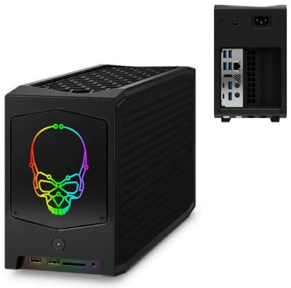 NUC 11 Extreme Mini PC Core i9-11900KB de 8 núcleos (4.9 GHz), 16 GB de RAM, 1T SSD, Windows 11 Pro, mini escritorio para juegos y creación de contenido, WiFi 6E, Thunderbolt 4, Bluetooth, USB 3.1