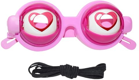 Neuartige Zwinker-Brille: manuell aktivierte lustige Gläser, humorvolles Gadget für Veranstaltungen, erstaunlicher dynamischer visueller Effekt, perfekte Feiern, Geburtstage, Partys
