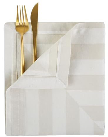 BUTLERS Serviette 40x40 cm reine Baumwolle -WABI SABI- Stoffserviette für gedeckten Tisch | Tischwäsche für Esszimmer