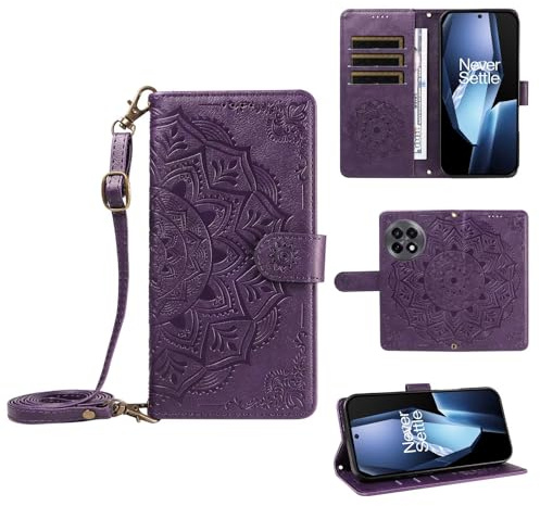 SLWYF Handyhülle für Realme C35 4G/Reame Narzo 50A Prime Hülle, Wallet Premium PU Leder Klapphülle mit 3 Kartenfächer [Magnet Verschluss] [Ständer] Sonnenblumen Schutzhülle, Lila
