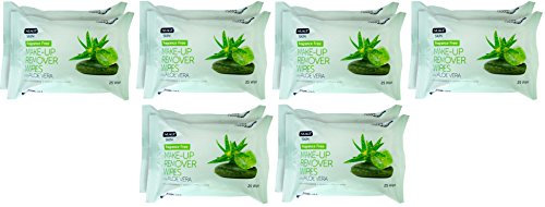 Nuage Skin Fragrance Free Make up Remover Wipes (Twin Pack) SIX Pack