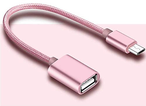 Micro USB vers USB, supérieur ZRL Nylon Braided Micro USB 2.0 OTG Cable on The Go Adaptateur USB Micro Homme vers USB Femelle pour Samsung S7 S6 Edge S4 S3 Android etc 6 Pouces