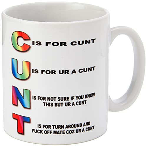 Funny Mugs Rude Gifts Offensive Cunt Mugs Birthday Gifts Christmas Present Humour Banter Gifts for Him Best Friend Novelty Jokes WSDMUG1478