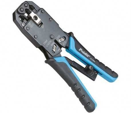 PROSKIT Crimpadora para Conectores RJ11 RJ12 RJ22 y RJ45 CP376KX