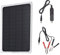 Decdeal Panel solar DC12 V 10 W panel solar con conector USB cargador de coche para batería de 12 V accesorio portátil para exteriores, camping, senderismo, pesca, escalada
