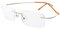 Eyekepper Titanium Randlose Lesebrille Leser Männer Frauen Gold