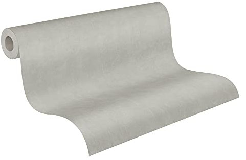 A.S. Création Unitapete Cuba Tapete einfarbig unifarben Vliestapete beige creme leicht glänzend matt fein strukturiert 380241 38024-1, 10.05 m x 0.53 m