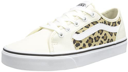Vans Damen Filmore Decon Sneaker, (Leopard) Antique White/White, 38 EU