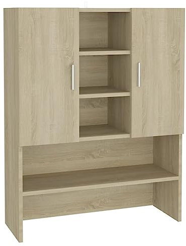 vidaXL Waschmaschinenschrank Sonoma-Eiche 70,5x25,5x90 cm