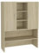 vidaXL Waschmaschinenschrank Sonoma-Eiche 70,5x25,5x90 cm