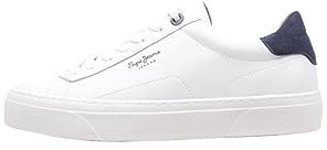 Pepe Jeans Yogi Original Leder Turnschuhe weiß