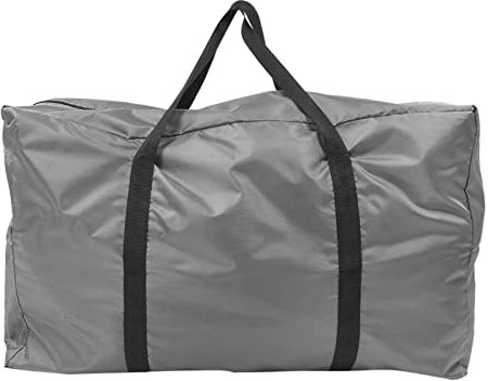 Grand sac de rangement, Sac déménagement polyester Rangement Vetement Cabas Réutilisable Sacs à Linge Laundry Storage Bags Zipper Bag Jumbo Vêtements Déménagement étanches Sac Voyage pour Garage(gris)