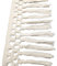 Yalulu 5 Yards Beige Baumwolle Quasten Fransenbesatz Spitzenbesatz Fransen Borte Stoff Band Spitzenband für Handarbeit Nähzubehör