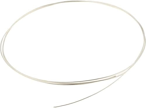 Filo in argento Sterling 925 fai da te per realizzare gioielli fai da te, 1 metro (0,5 mm)